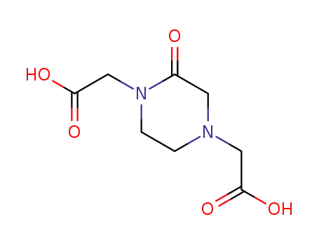 Molecular Structure of 717-28-2 (1,4-Piperazinediacetic acid, 2-oxo-)