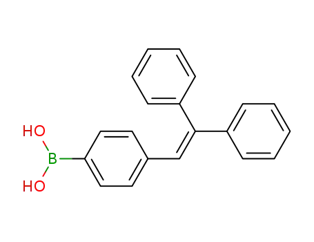 Molecular Structure of 288105-04-4 (2-Diphenylvinyl)phenylboronic acid)
