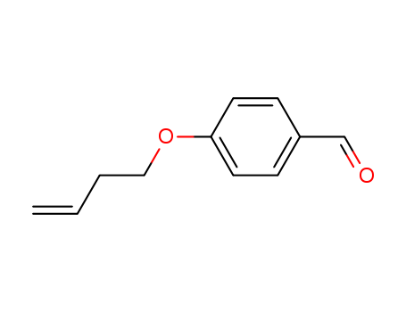 Molecular Structure of 105534-98-3 (Benzaldehyde, 4-(3-butenyloxy)-)