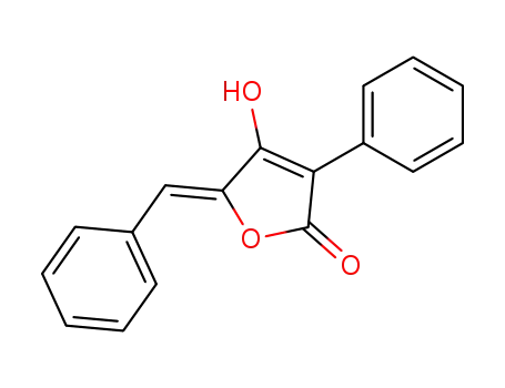 2(5H)-Furanone, 4-hydroxy-3-phenyl-5-(phenylmethylene)-, (Z)-
