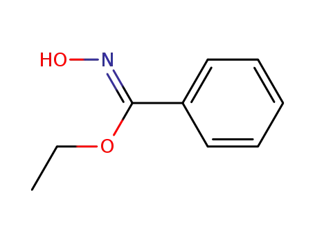 Molecular Structure of 7340-49-0 (ethyl N-hydroxybenzenecarboximidoate)