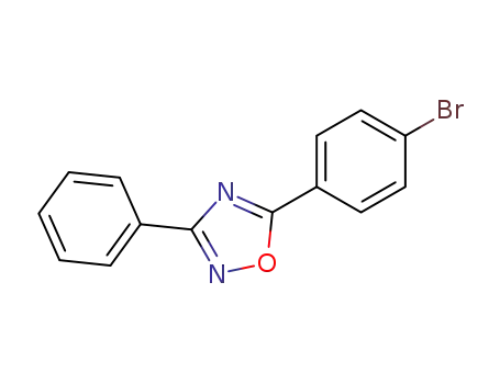 Molecular Structure of 65004-20-8 (1,2,4-Oxadiazole, 5-(4-bromophenyl)-3-phenyl-)
