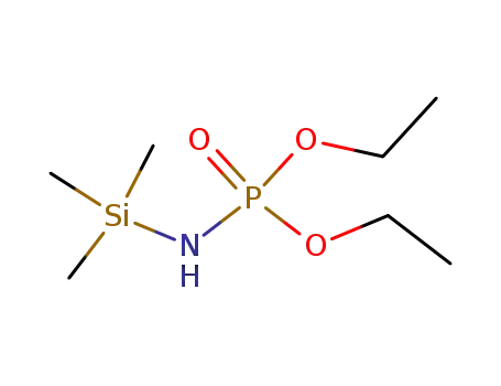 Phosphoric acid-O,O-diethyl ester-N-trimethylsilylamide