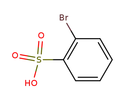 Molecular Structure of 576-92-1 (2-Bromo-benzenesulfonic acid)