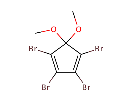 1,3-Cyclopentadiene, 1,2,3,4-tetrabromo-5,5-dimethoxy-