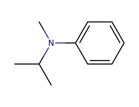 Molecular Structure of 10545-45-6 (Benzenamine, N-methyl-N-(1-methylethyl)-)