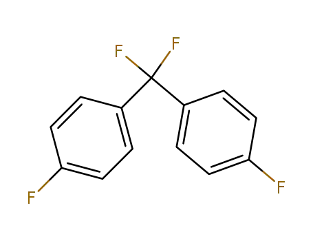 Molecular Structure of 339-27-5 (Benzene, 1,1'-(difluoromethylene)bis[4-fluoro-)