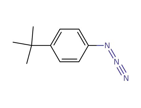 Molecular Structure of 18522-89-9 (Benzene, 1-azido-4-(1,1-dimethylethyl)-)