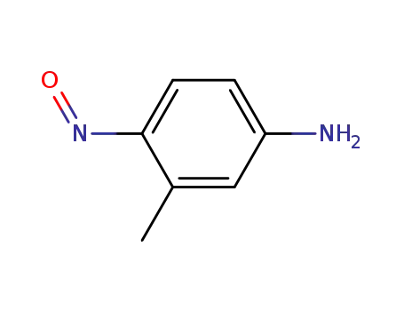 Molecular Structure of 91599-63-2 (Benzenamine, 3-methyl-4-nitroso-)