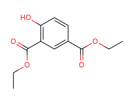 Molecular Structure of 5985-25-1 (diethyl 4-hydroxybenzene-1,3-dicarboxylate)