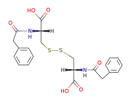 Molecular Structure of 2752-39-8 (L-Cystine,N,N'-bis(2-phenylacetyl)-)