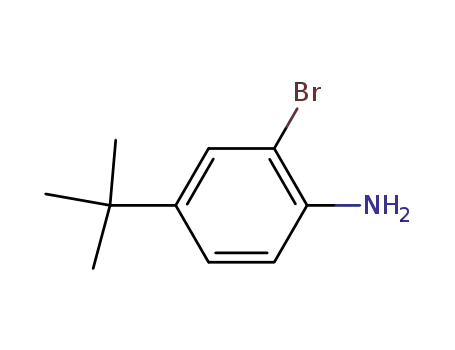 Molecular Structure of 103273-01-4 (2-BROMO-4-TERT-BUTYLANILINE)