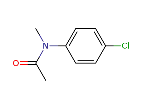 Molecular Structure of 10219-10-0 (Acetamide, N-(4-chlorophenyl)-N-methyl-)