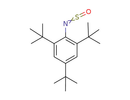 Molecular Structure of 68761-21-7 (Benzenamine, 2,4,6-tris(1,1-dimethylethyl)-N-sulfinyl-)