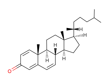 Molecular Structure of 3464-60-6 (Cholesta-1,4,6-trien-3-one)