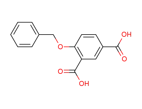 Molecular Structure of 63296-13-9 (1,3-Benzenedicarboxylic acid, 4-(phenylmethoxy)-)