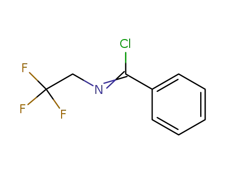 Benzenecarboximidoyl chloride, N-(2,2,2-trifluoroethyl)-