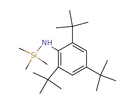 Molecular Structure of 101455-63-4 (2,4,6-TRI-TERT-BUTYL-N-(TRIMETHYLSILYL)ANILINE)