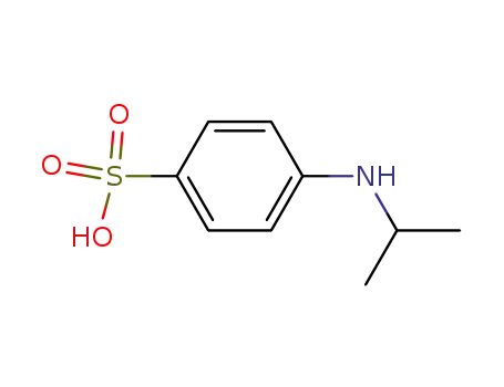Molecular Structure of 80071-59-6 (Benzenesulfonic acid, 4-[(1-methylethyl)amino]-)