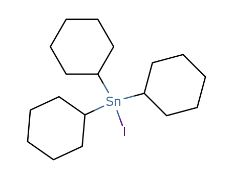 Molecular Structure of 13121-86-3 (Stannane, tricyclohexyliodo-)