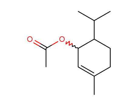 2-Cyclohexen-1-ol,3-methyl-6-(1-methylethyl)-, 1-acetate