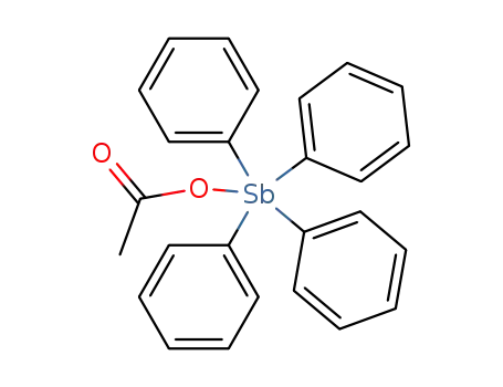 Molecular Structure of 24696-71-7 (TETRAPHENYLANTIMONY(V) ACETATE  98)