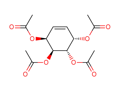 Molecular Structure of 182075-57-6 (5-Cyclohexene-1,2,3,4-tetrol, tetraacetate, (1S,2S,3S,4S)-)
