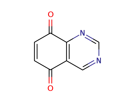 Molecular Structure of 24271-82-7 (quinazoline-5,8-dione)