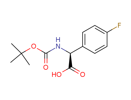 (alphaS)-alpha-[[(1,1-Dimethylethoxy)carbonyl]amino]-4-fluorobenzeneacetic acid