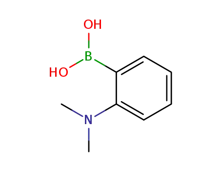Molecular Structure of 89291-23-6 (2-(DIMETHYLAMINE)PHENYLBORONIC ACID)