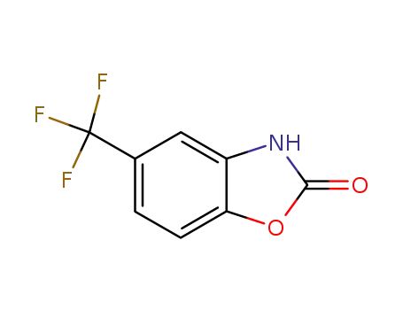 Molecular Structure of 14733-68-7 (5-(Trifluoromethyl)benzoxazol-2(3H)-one)