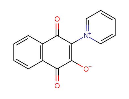Pyridinium,1-(1,4-dihydro-3-hydroxy-1,4-dioxo-2-naphthalenyl)-, inner salt cas  21758-86-1