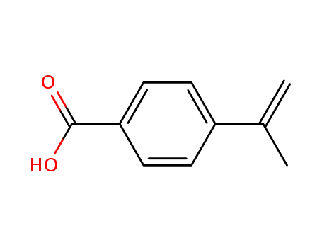 Molecular Structure of 1830-69-9 (4-(prop-1-en-2-yl)benzoic acid)