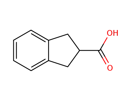 Molecular Structure of 25177-85-9 (2-INDANCARBOXYLIC ACID)