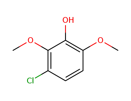 Molecular Structure of 18113-22-9 (2,6-DIMETHOXY-3-CHLOROPHENOL)