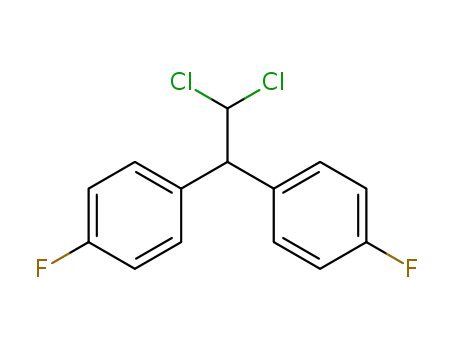 Molecular Structure of 603-55-4 (1,1'-(2,2-Dichloroethylidene)bis[4-fluorobenzene])
