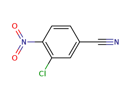 Molecular Structure of 34662-29-8 (3-Chloro-4-nitrobenzonitrile)