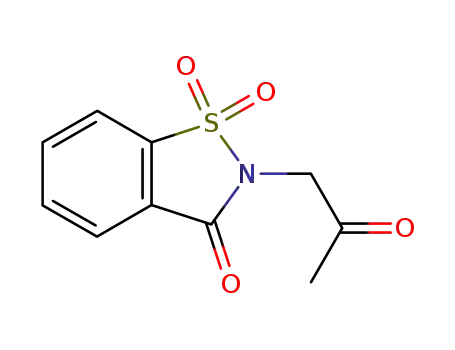 2-(2-Oxopropyl)-1,2-benzisothiazol-3(2H)-one 1,1-dioxide