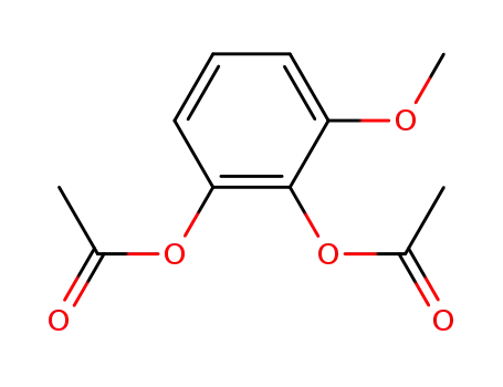 Molecular Structure of 111211-64-4 (1,2-Benzenediol, 3-methoxy-, diacetate)
