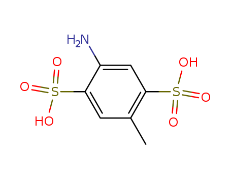 TIANFU-CHEM 2-AMINO-5-METHYL-1,4-BENZENEDISULFONIC ACID 26585-57-9