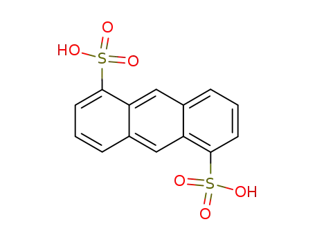 Molecular Structure of 61736-91-2 (anthracene-1,5-disulfonic acid)