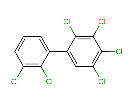Molecular Structure of 55215-18-4 (2,2',3,3',4,5-HEXACHLOROBIPHENYL)
