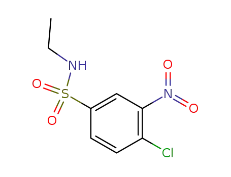 Molecular Structure of 43041-67-4 (N-Ethyl-3-nitro-4-chlorobenzenesulfonamide)
