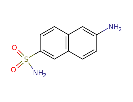 Molecular Structure of 27771-61-5 (2-Naphthylamine-6-sulfonamide)