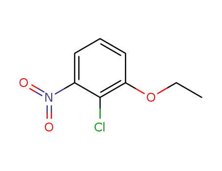 Molecular Structure of 846031-57-0 (Benzene, 2-chloro-1-ethoxy-3-nitro-)