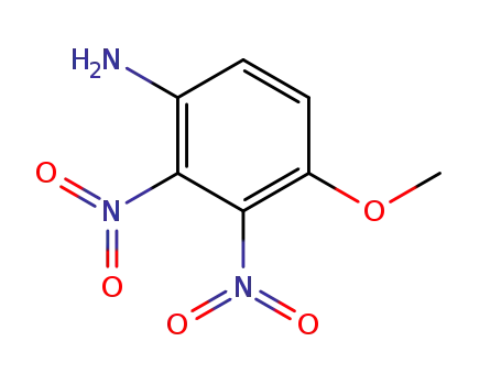 Molecular Structure of 5473-00-7 (4-METHOXY-2,3-DINITROANILINE)