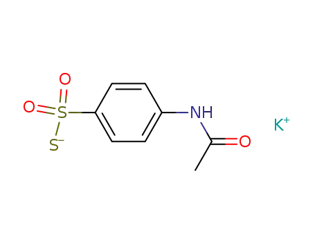 Benzenesulfonothioic acid, 4-(acetylamino)-, monopotassium salt