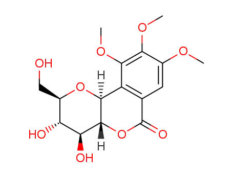Molecular Structure of 33815-57-5 (Di-O-methylbergenin)