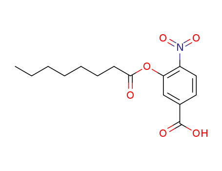 4-Nitro-3-(octanoyloxy)benzoic acid