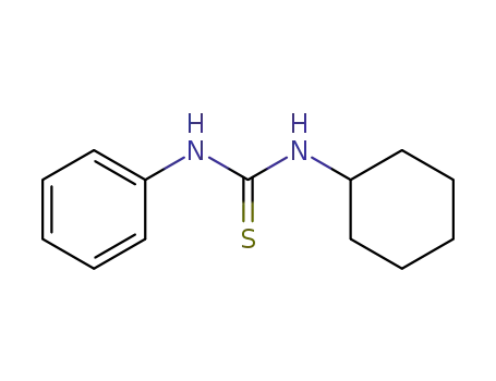 Thiourea,N-cyclohexyl-N'-phenyl- cas  722-03-2